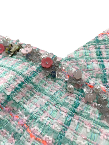 ルネ 6426080 ワンピース 36 グリーン マリアケント社製ツイード IT7927QRUKGF 【SALE】