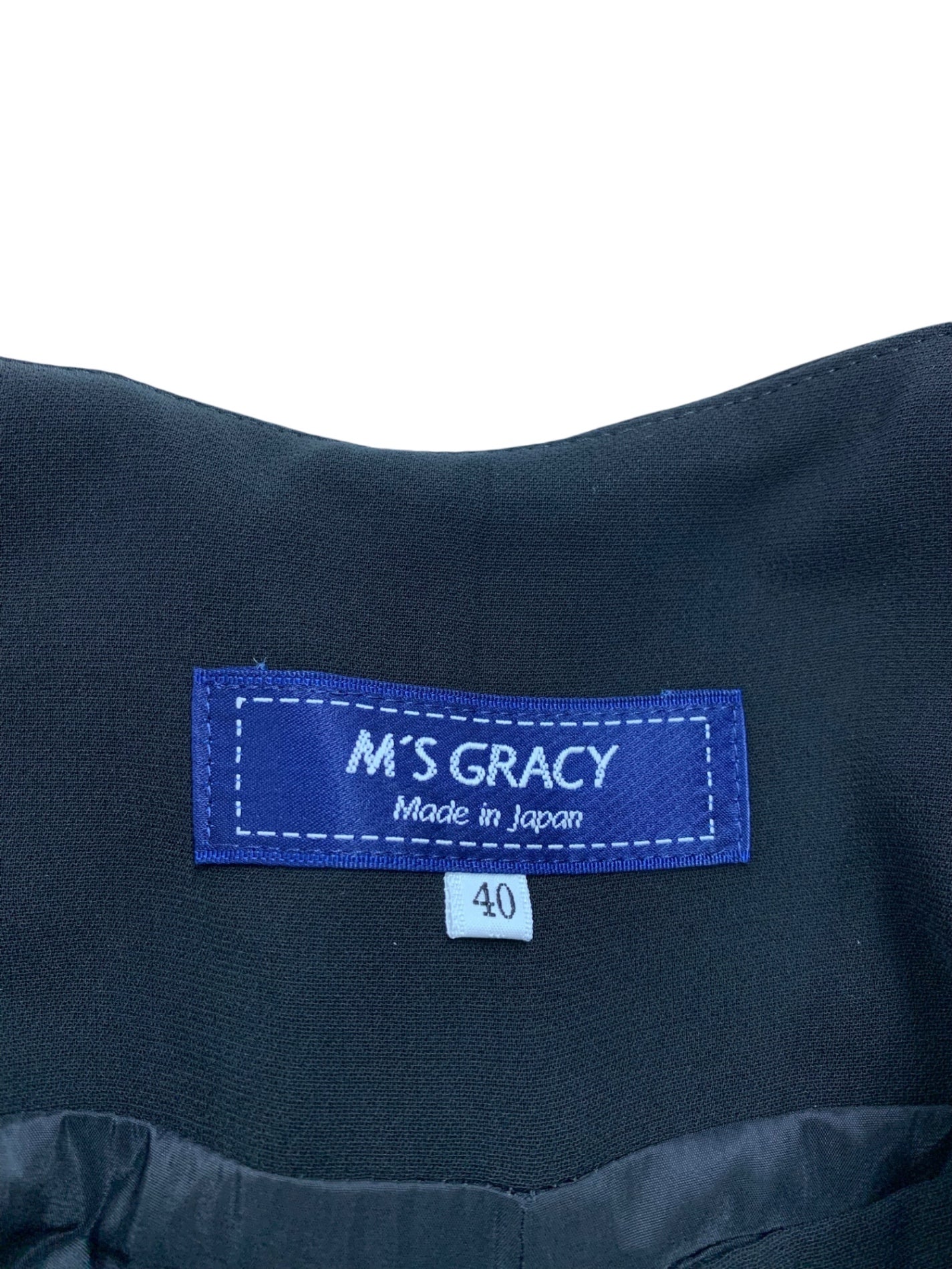 エムズグレイシー 216509 パンツ 40 ブラック サスペンダー付きワイドパンツ ITWEGYERKI5K