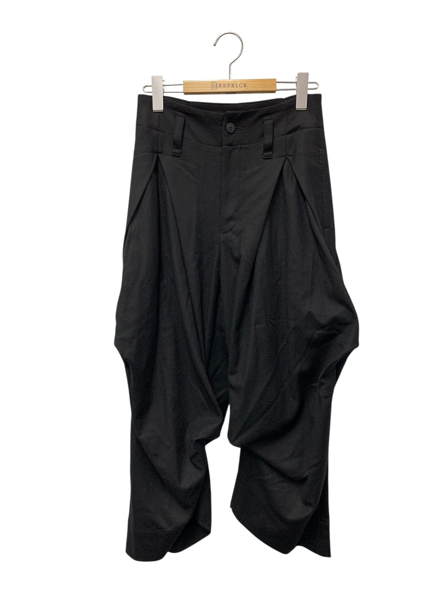 イッセイミヤケ IM84FF507 パンツ 1 ブラック ボタン タック ITQCHX8HBPJC