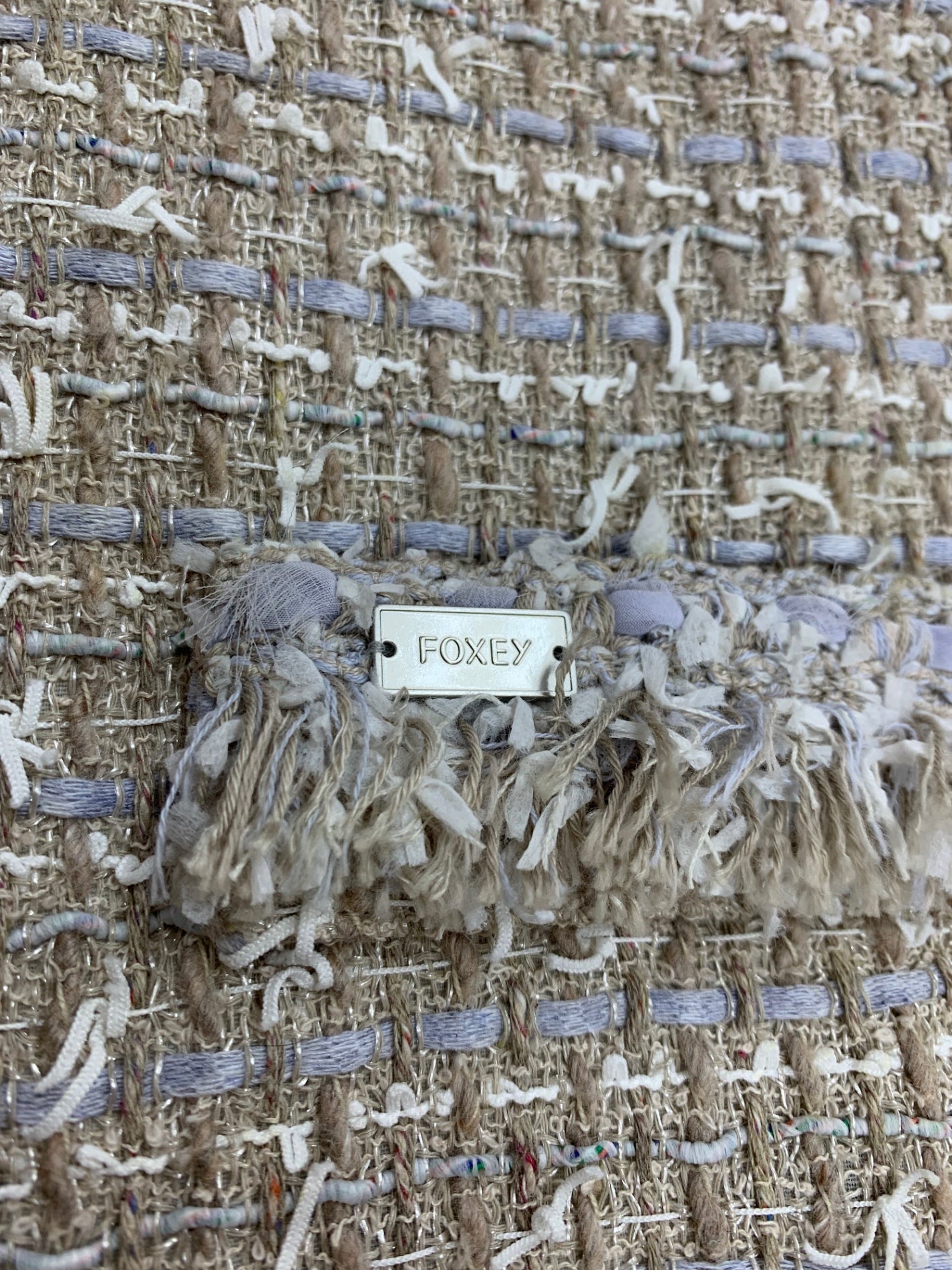 フォクシーブティック Jacket Fiore 43253 ジャケット 40 ベージュ ツイード IT4E35JP5TES