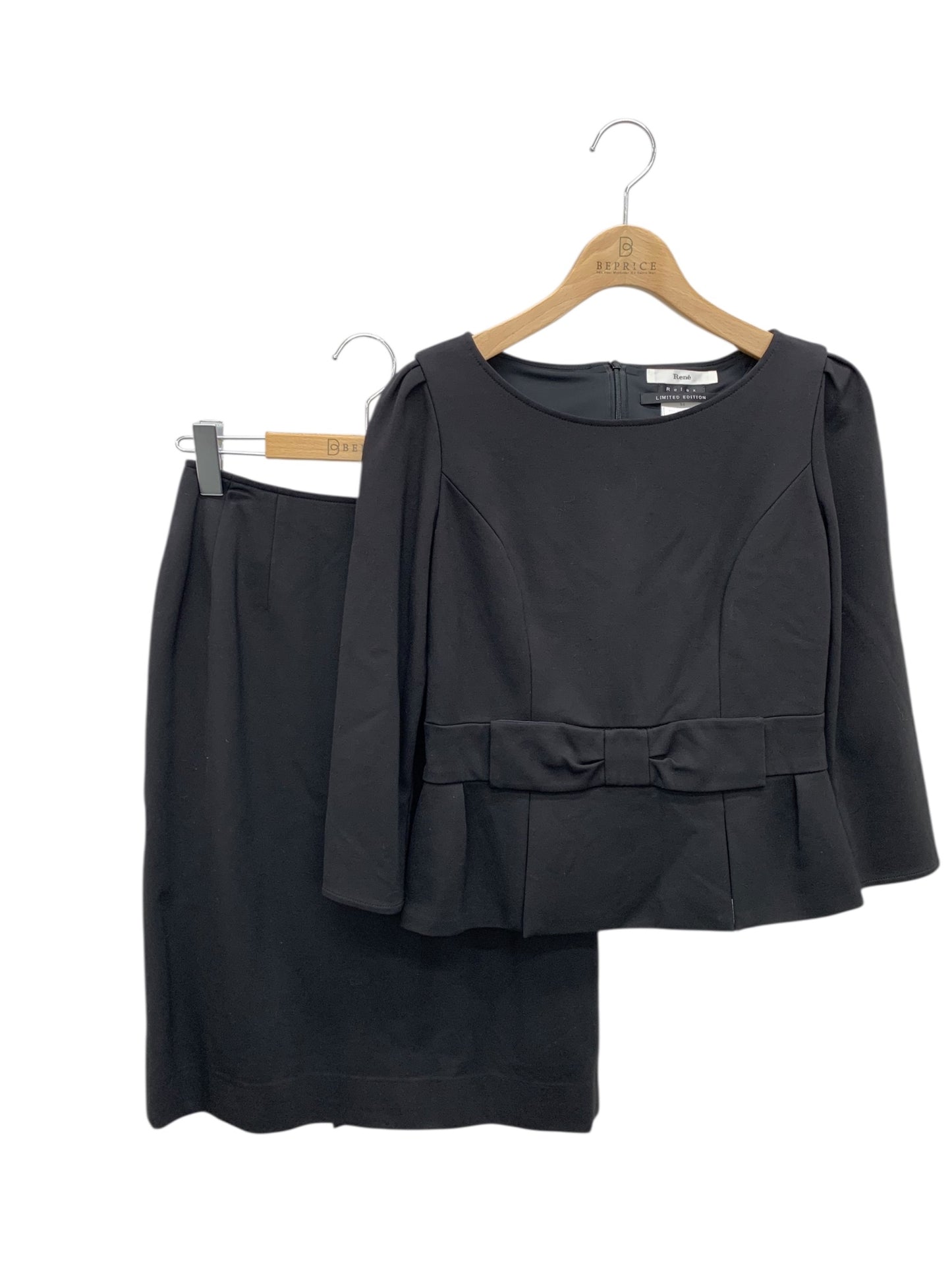 ルネ LIMITED EDITION 6547120 セットアップ 34 ブラック リボン ITPVTLQOWYWW