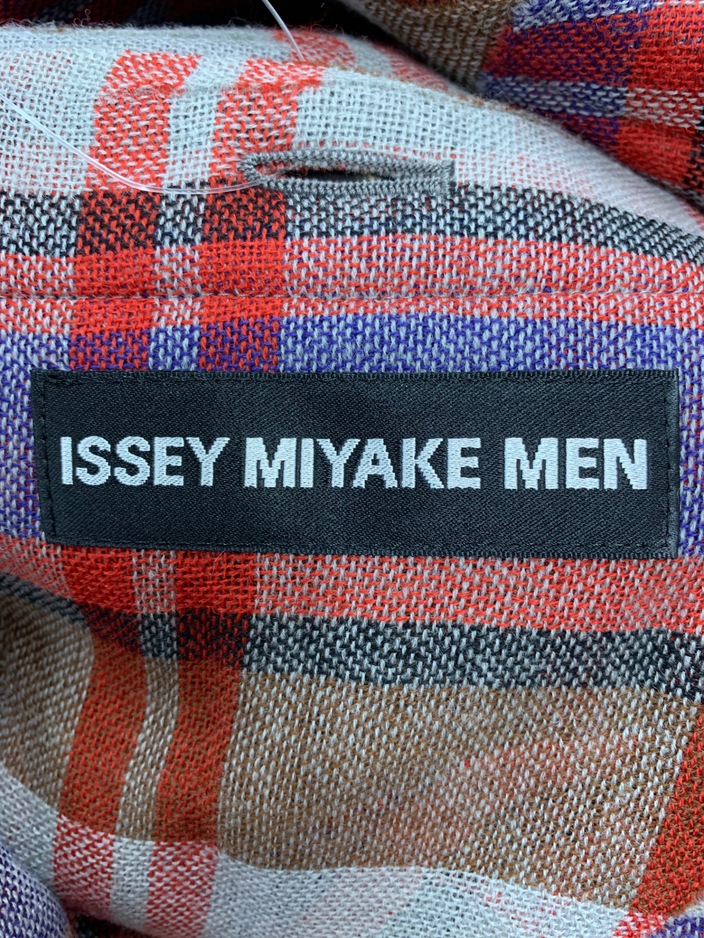 イッセイミヤケ ME23FD115 テーラードジャケット 1 レッド 3B チェック 変形 ITABVD0PZGOK