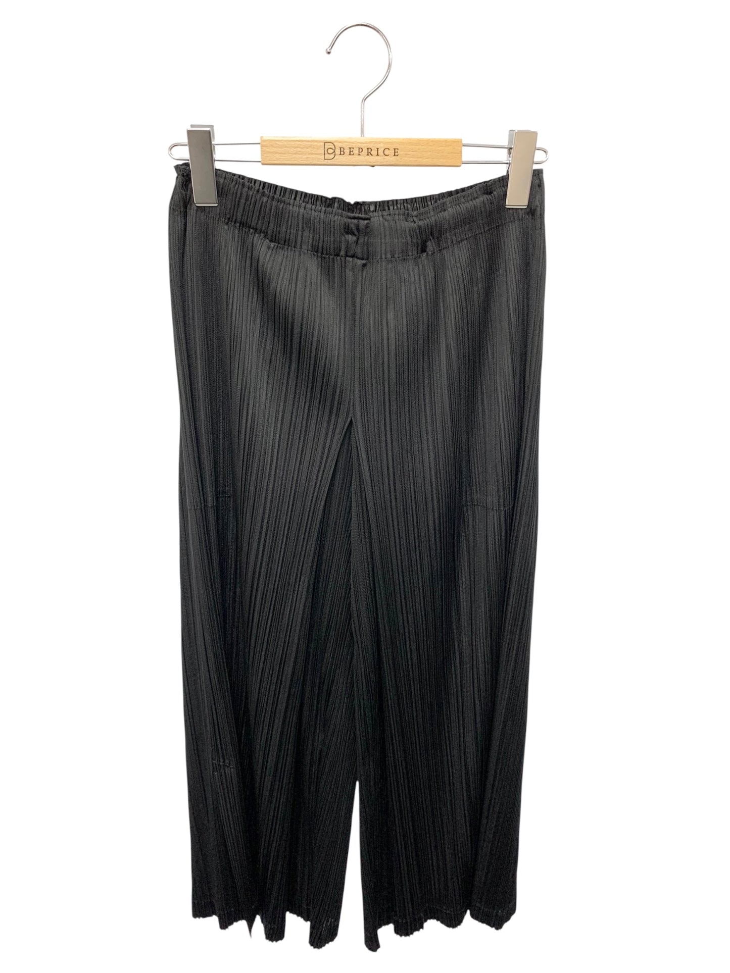 プリーツプリーズイッセイミヤケ PP81-JF205 パンツ 3 ブラック ワイド ITZUOVBYKMYG