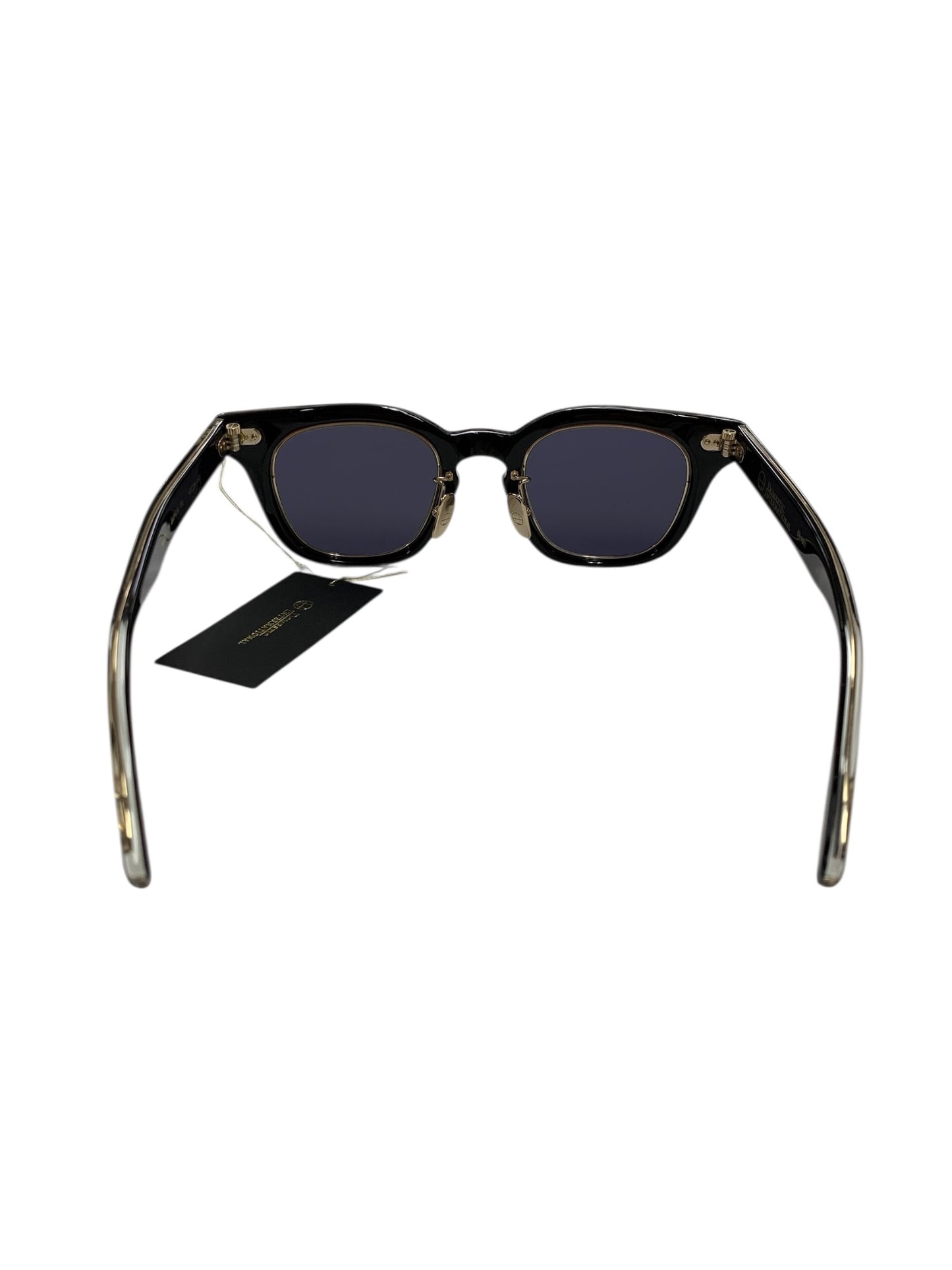 ドメスティックインターナショナル DI-1011S メガネ ブラック コンビフレーム フルリム ウエリントン IT8SXXQFISPL