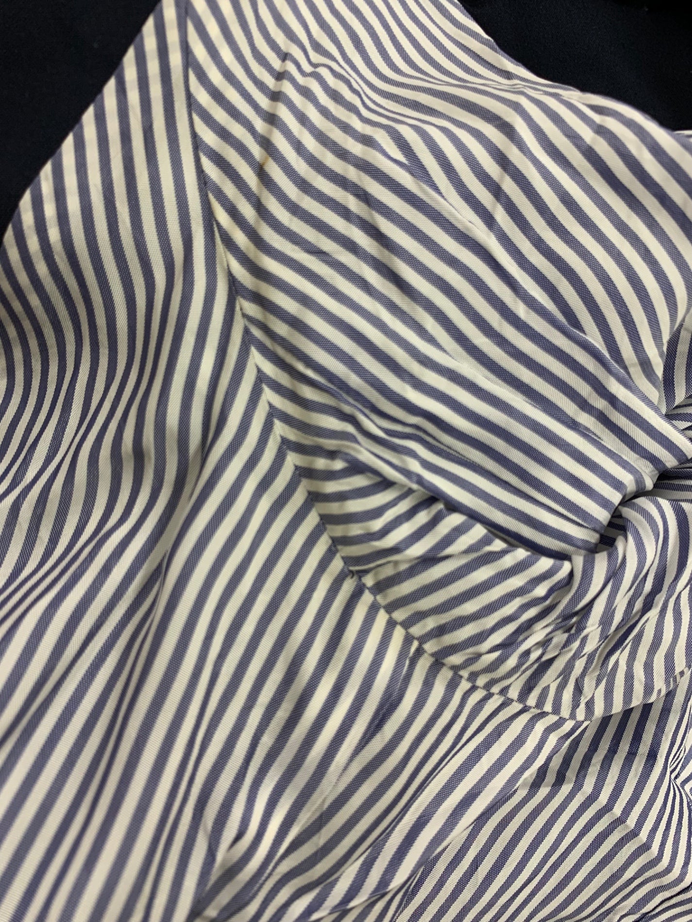 フォクシーニューヨーク ブリリアント タキシードクッション 33726 コート 38 ネイビー 中綿 IT0M8CYYEHB7