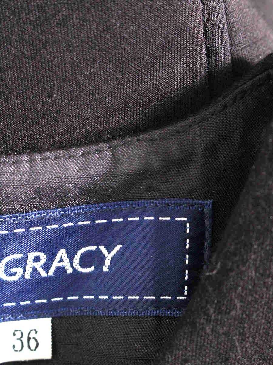 エムズグレイシー 011113 ワンピース 36 ブラック カットワーク ボンディング ITIGXEVZ0EMO