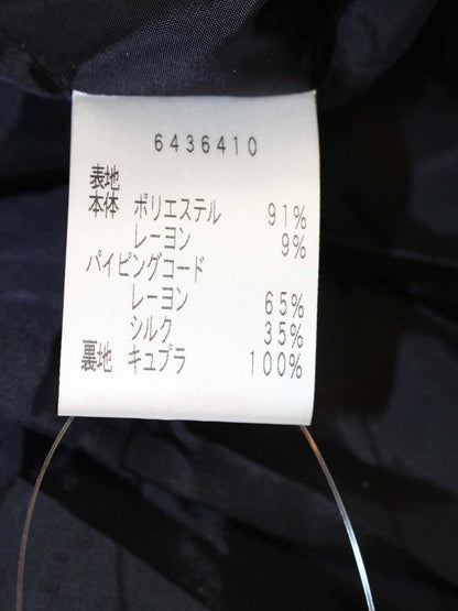 ルネ 6436410 ワンピース 36 ネイビー ドット タックフレア IT3N43BGPOKY