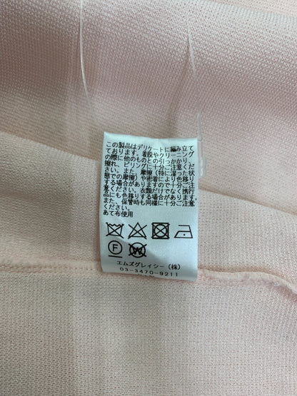 エムズグレイシー 218112 ニット セーター 38 ピンク フリル付きハイネックニット ITCGW8G879AO