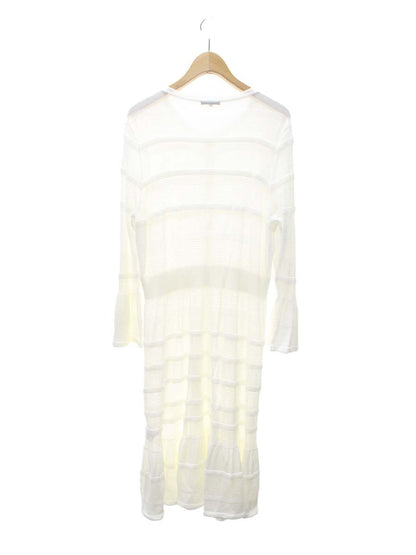 トゥービーシック W5F59-304-01 ロングカーディガン 3 アイボリー パールボタン ITKZWMO8B4TO