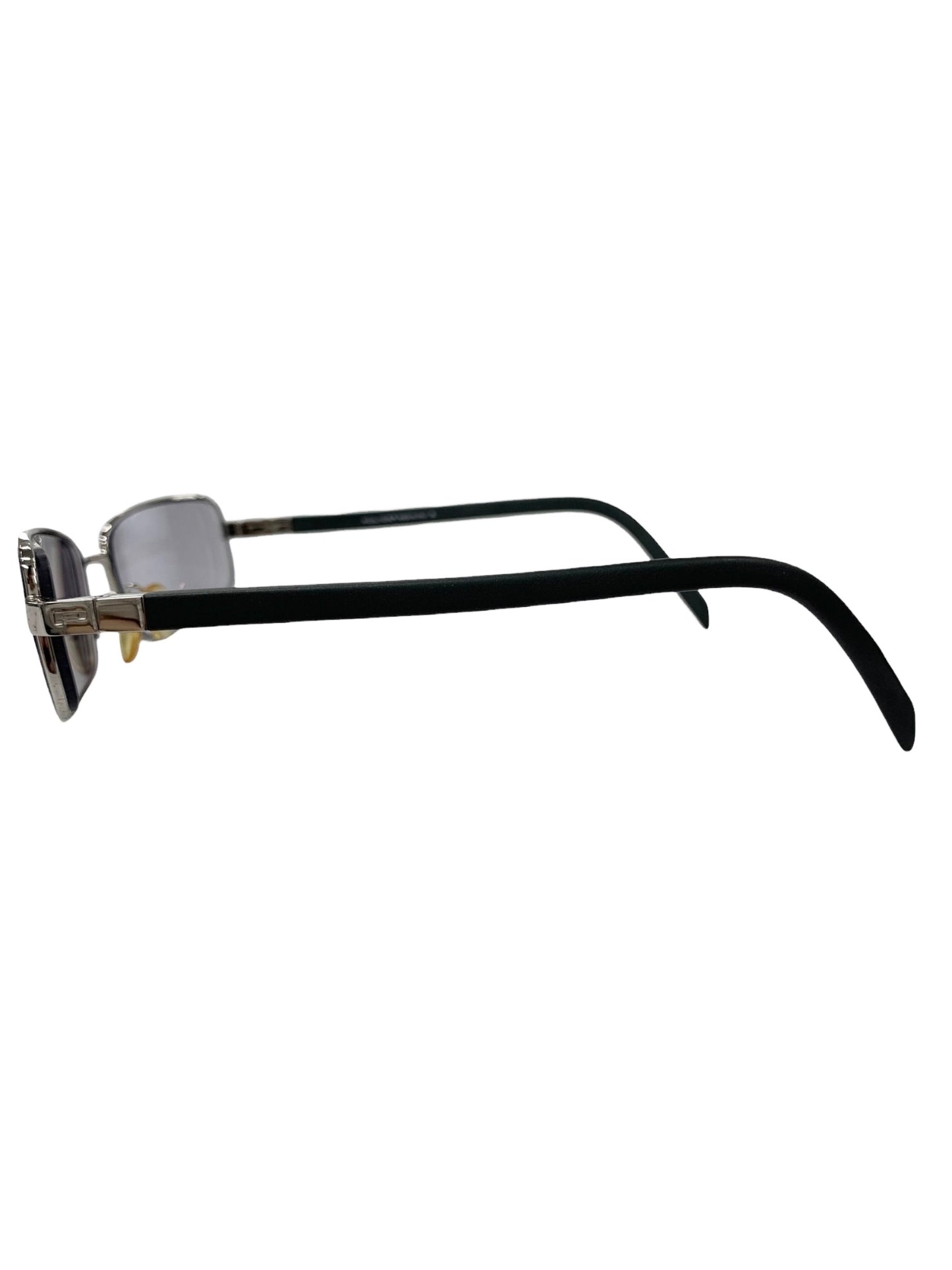 ポリス S2897 メガネ シルバー コンビフレーム フルリム スクエア IT0DNX4WSZQI 【SALE】