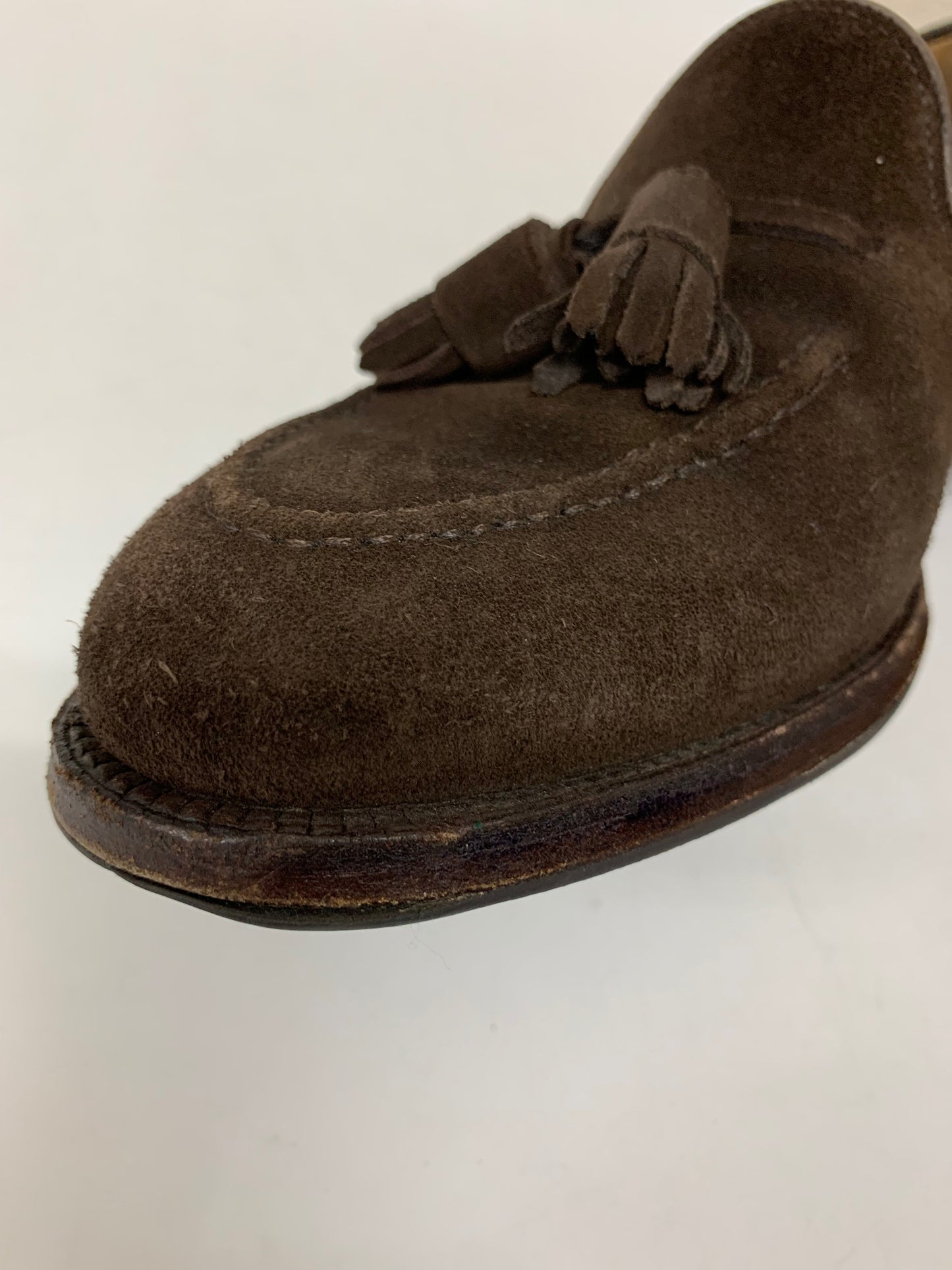 クロケット&ジョーンズ 26212 タッセルローファー 6.5E ブラウン スエード ITATDB6CVHYV