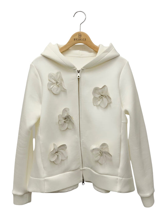 チェスティ 22A602 パーカー 1 ホワイト ボンディング フラワーモチーフ 22年モデル ITWVHKJIVKWS