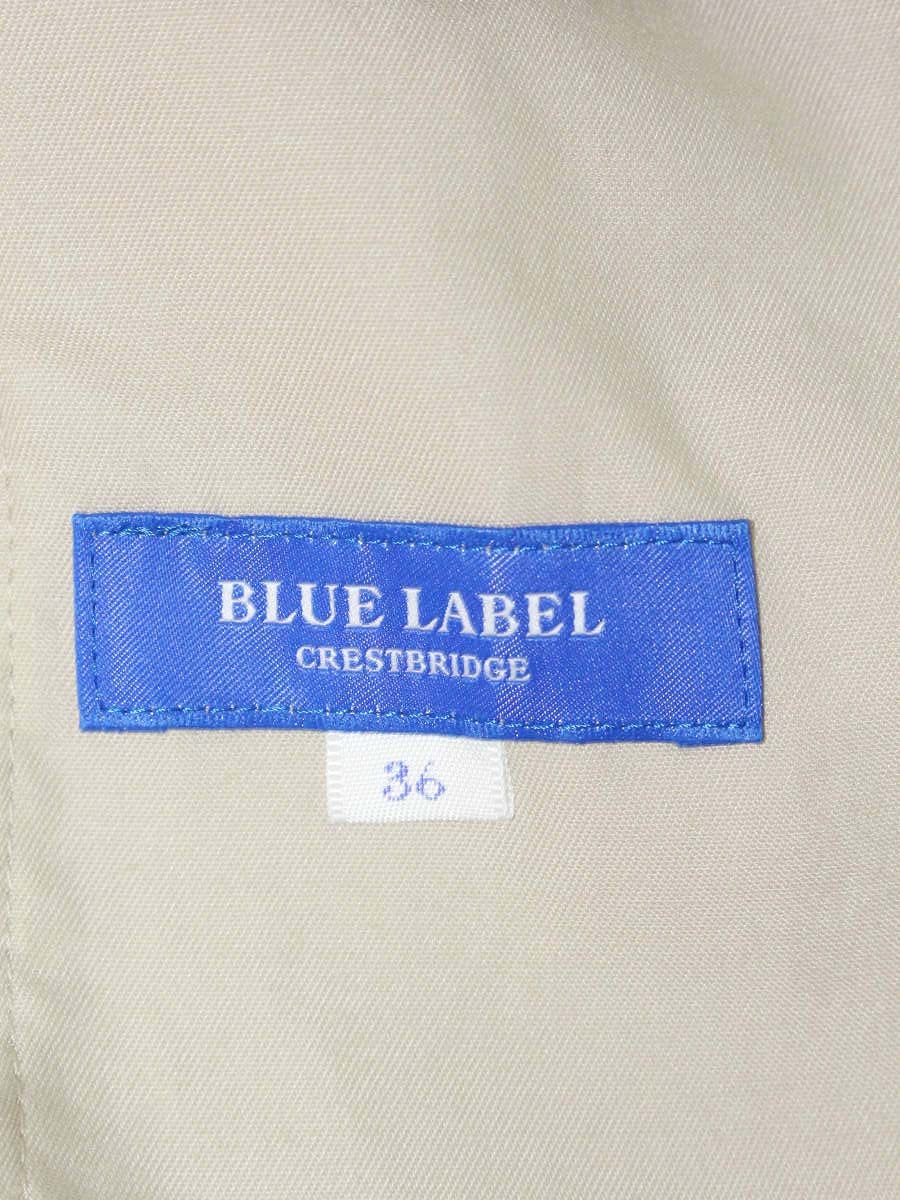 ブルーレーベルクレストブリッジ 55J10-580-40 ワンピース 36 ベージュ 背面チェック ITIHVO83V7K8