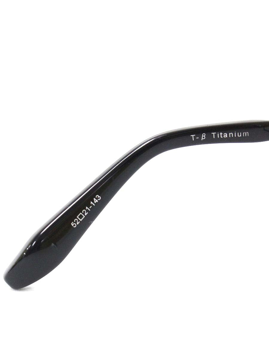 アリエストロ AR-6002 メガネ ブラック セルフレーム セルフレーム ウェリントン IT6588NITIQ8