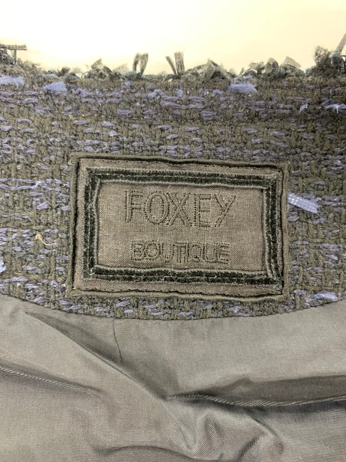 フォクシーブティック Jacket Eclat 44331 ジャケット 42 ネイビー ITR0ITAWNCB0