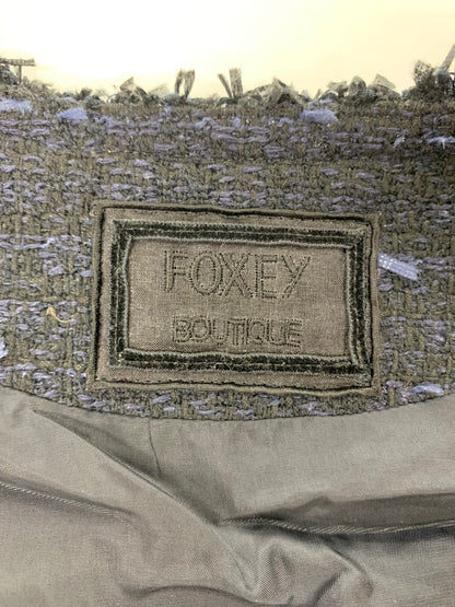 フォクシーブティック Jacket Eclat 44331 ジャケット 42 ネイビー ITR0ITAWNCB0