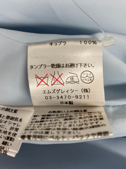 エムズグレイシー 521339 ワンピース 40 ブルー シースルー フラワーモチーフ ITEFPOTNRFQ0 【SALE】