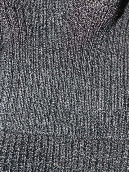 ブルーレーベルクレストブリッジ 55J79-643-09 ワンピース 38 ブラック ニット リボン ITLVS5S2Z54G 【SALE】