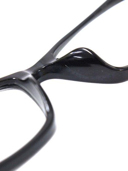 プラダ VPR20R メガネ ブラック トライアングルロゴ セルフレーム フルリム スクエア ITTMZ3NGJOGA
