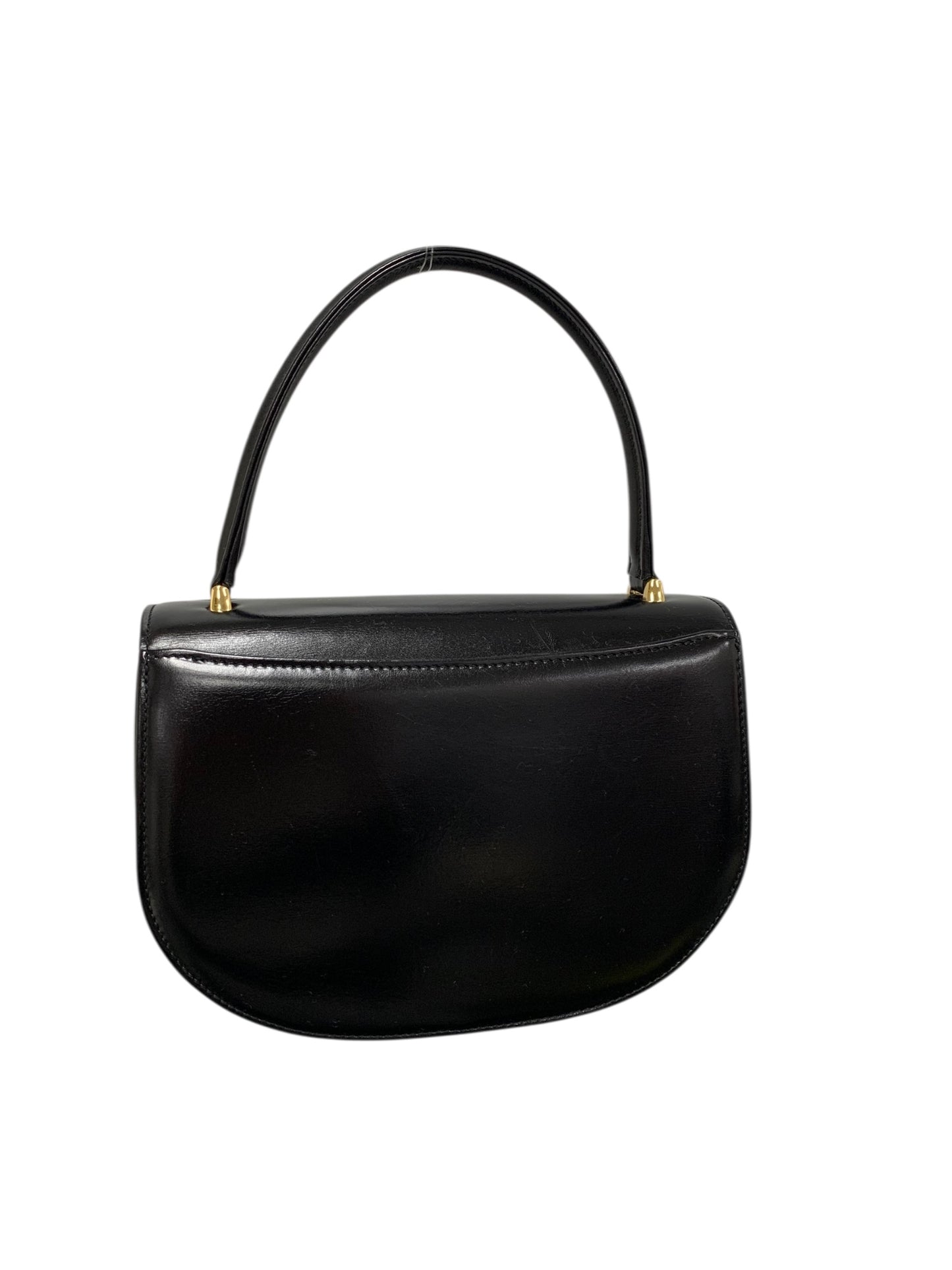 和光 ハンドバッグ ブラック レザー IT6W1BKJP8KK