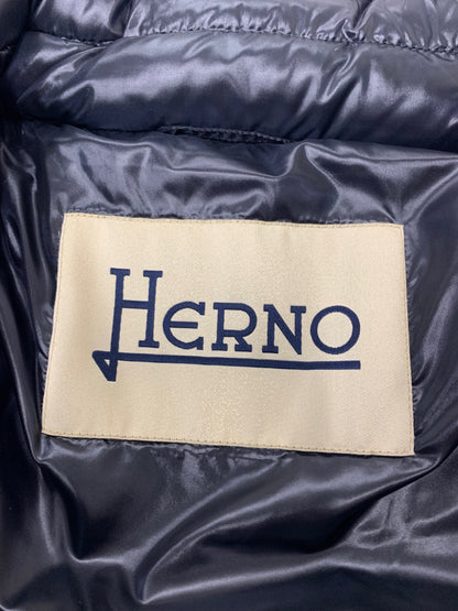 ヘルノ PI0713D 12017 9300 ダウンコート 46 ブラック ミンクファー IT4S7QV5ND4S