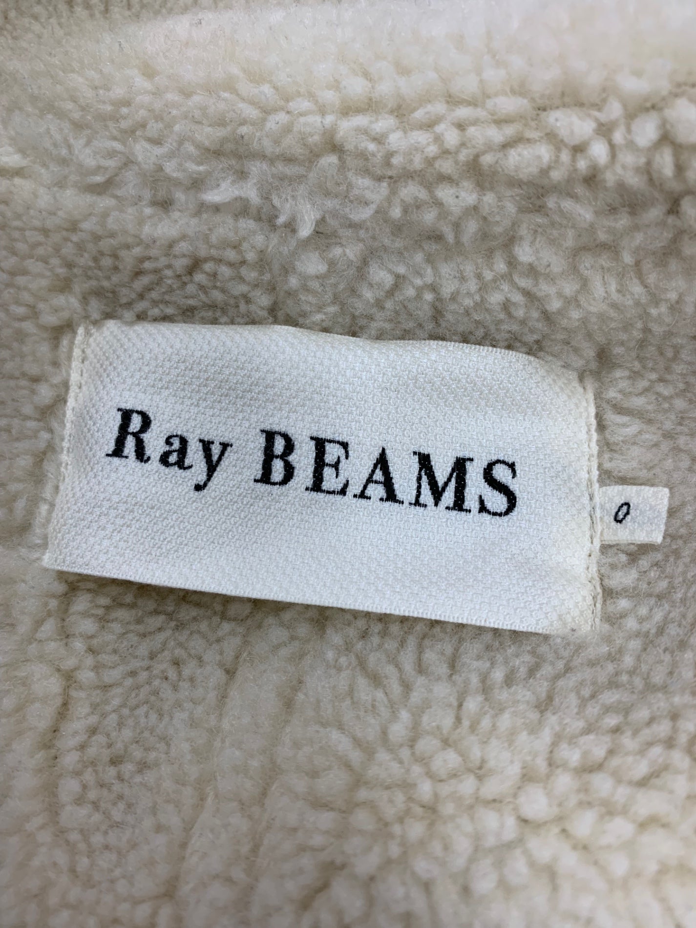 レイビームス フェイクムートンボマーブルゾン 61-18-0008-462 6122A-1547 ブルゾンジャケット フリー ベージュ IT9R4K8SR1FC 【SALE】