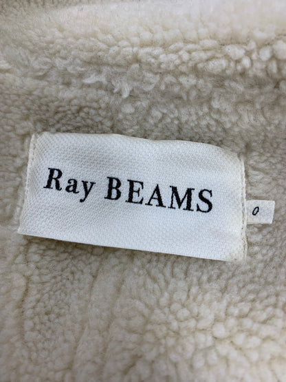 レイビームス フェイクムートンボマーブルゾン 61-18-0008-462 6122A-1547 ブルゾンジャケット フリー ベージュ IT9R4K8SR1FC 【SALE】