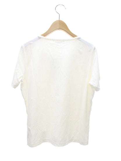 ギャラリービスコンティ 1130741 Tシャツ 3 アイボリー フリル レース パール ITKX6U5BNX8O