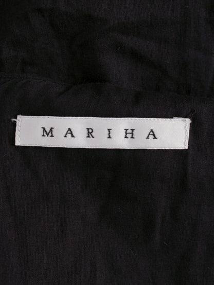 マリハ ワンピース 36 ブラック ノースリ フレア Vネック IT3Q8AQM18LI