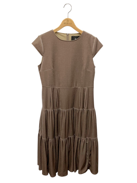 ルネ Velour Dress 5346010 ワンピース 36 ブラウン ベロア ITASWFEKHF6O 【SALE】