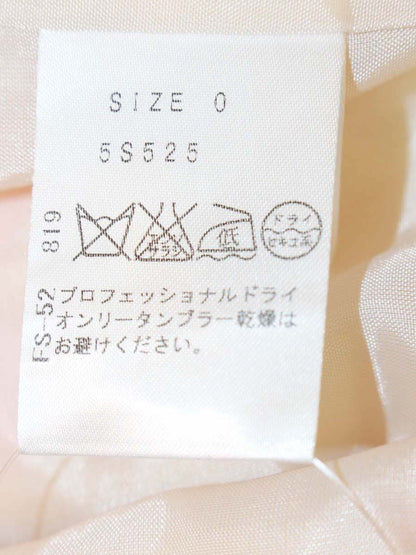 チェスティ 5S525 ワンピース 0 ベージュ フラワー刺繍 IT1DV7ILI7BA