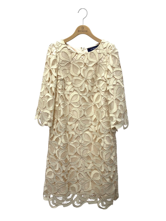 エムズグレイシー リボンレースワンピース 311310 40 ベージュ ITYZXD0XBM08