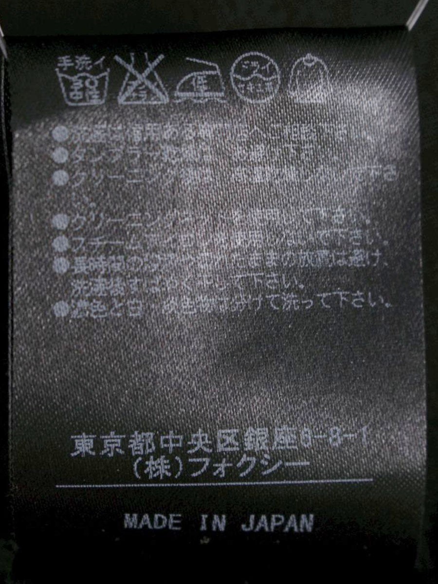 フォクシーニューヨーク Barron バロン 36344 ワンピース 40 ブラック バックジップ IT3DCXU8PJ8Q