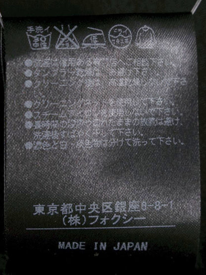 フォクシーニューヨーク Barron バロン 36344 ワンピース 40 ブラック バックジップ IT3DCXU8PJ8Q