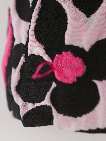 トゥービーシック W5S01-302-14 スカート 38 ピンク エンボス フラワーモチーフ ITTB1GMJ7LXC