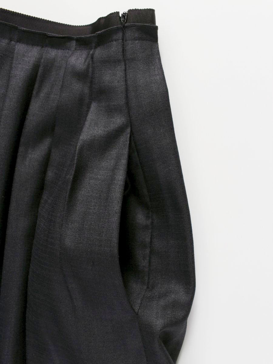 フォクシーニューヨーク リネンベル 39927 スカート 38 ブラック IT4RPKD2UVXJ 【SALE】