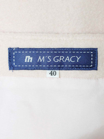 エムズグレイシー 624532 ジャケット 40 ピンク フラワーモチーフ ノーカラー ITM285OZGG02