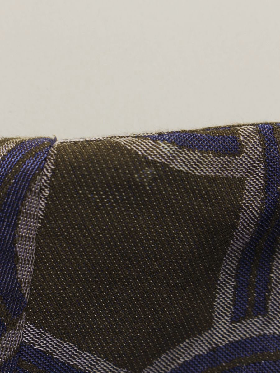 エトセンス シャツ 1 チャコール/パープル コットン キュプラ オーバーサイズ ITCMKUCA0DPK