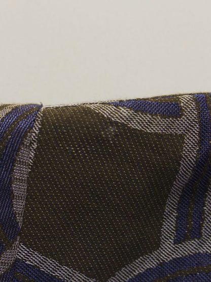 エトセンス シャツ 1 チャコール/パープル コットン キュプラ オーバーサイズ ITCMKUCA0DPK