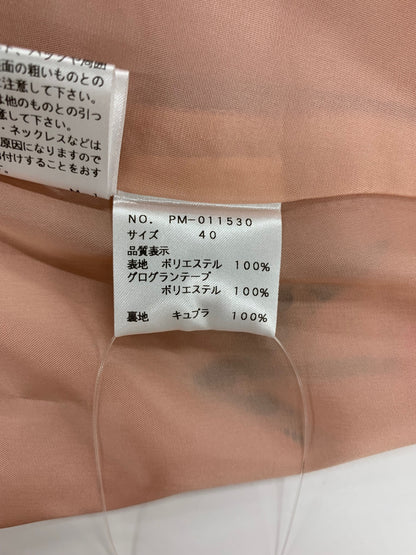 エムズグレイシー 011530 ワンピース 40 ピンク ローズモチーフ ウエストリボン ITKRJHI97V32