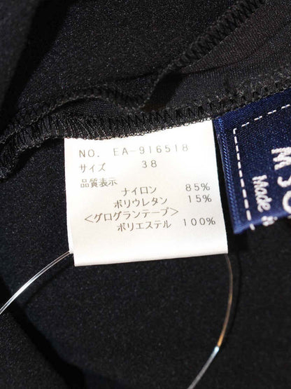 エムズグレイシー 916518 パンツ 38 ブラック ストレッチ IT7X02JBGRZS