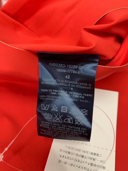 ヘルノ IM0035D 19289 6012 ステンカラーコート 42 レッド ナイロン IT0MC881M434