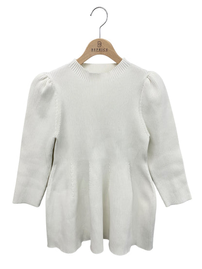 セルフォード CWNT234126 ニットセーター 36 ホワイト ペプラム ITGBUN9FXEZS