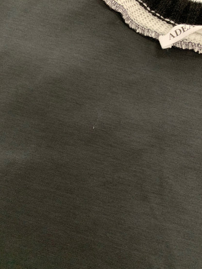 アディアム 44858 カットソー S ブラック ネック素材切替 ITVCCY94N03K