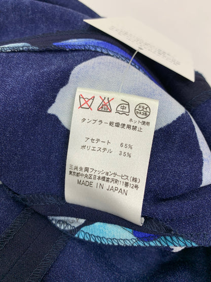 レオナールファッション 0131504 テーラードジャケット L ネイビー カンカン素材 ITDIBLSJQFN4