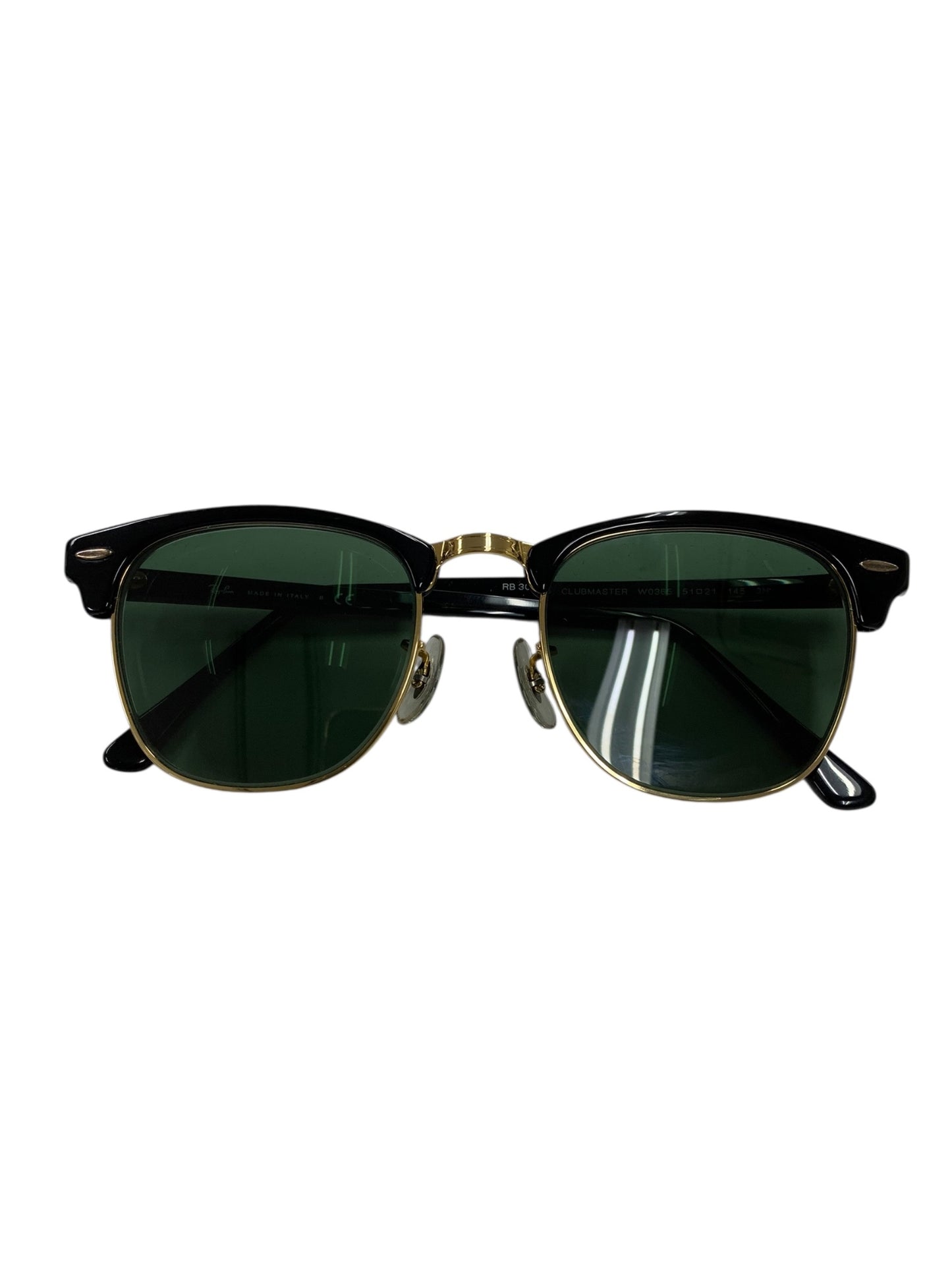 レイバン CLUBMASTER CLASSIC RB3016 W0365 サングラス ブラック ウェリントン ローブリッジフィット ITPM3MQ2PKQK 【SALE】