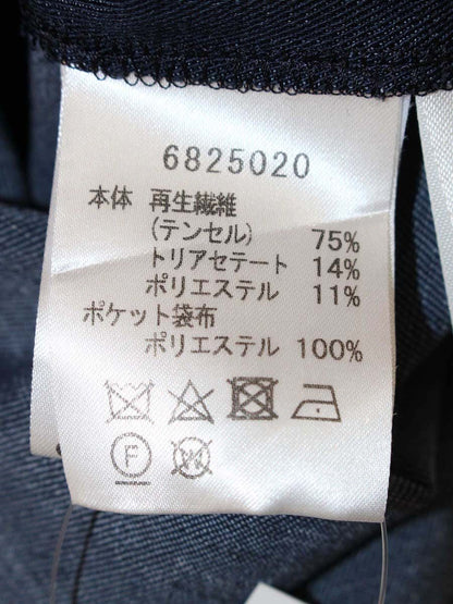 ルネ 6825020 ワイドパンツ 34 ネイビー フレア デニム ITEJRKMU9BY8