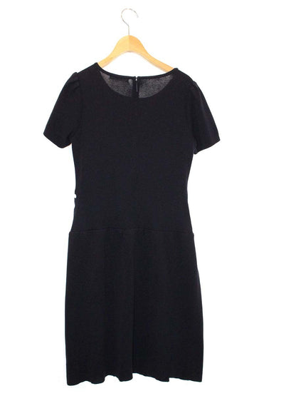 ルネ 6622330 ワンピース 38 ネイビー レースアップ ニット ITA8Q5OEAE7Y