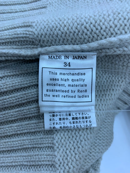 ルネ 6442330 ニット 34 グレー ウール ITOAV8XXHRCK