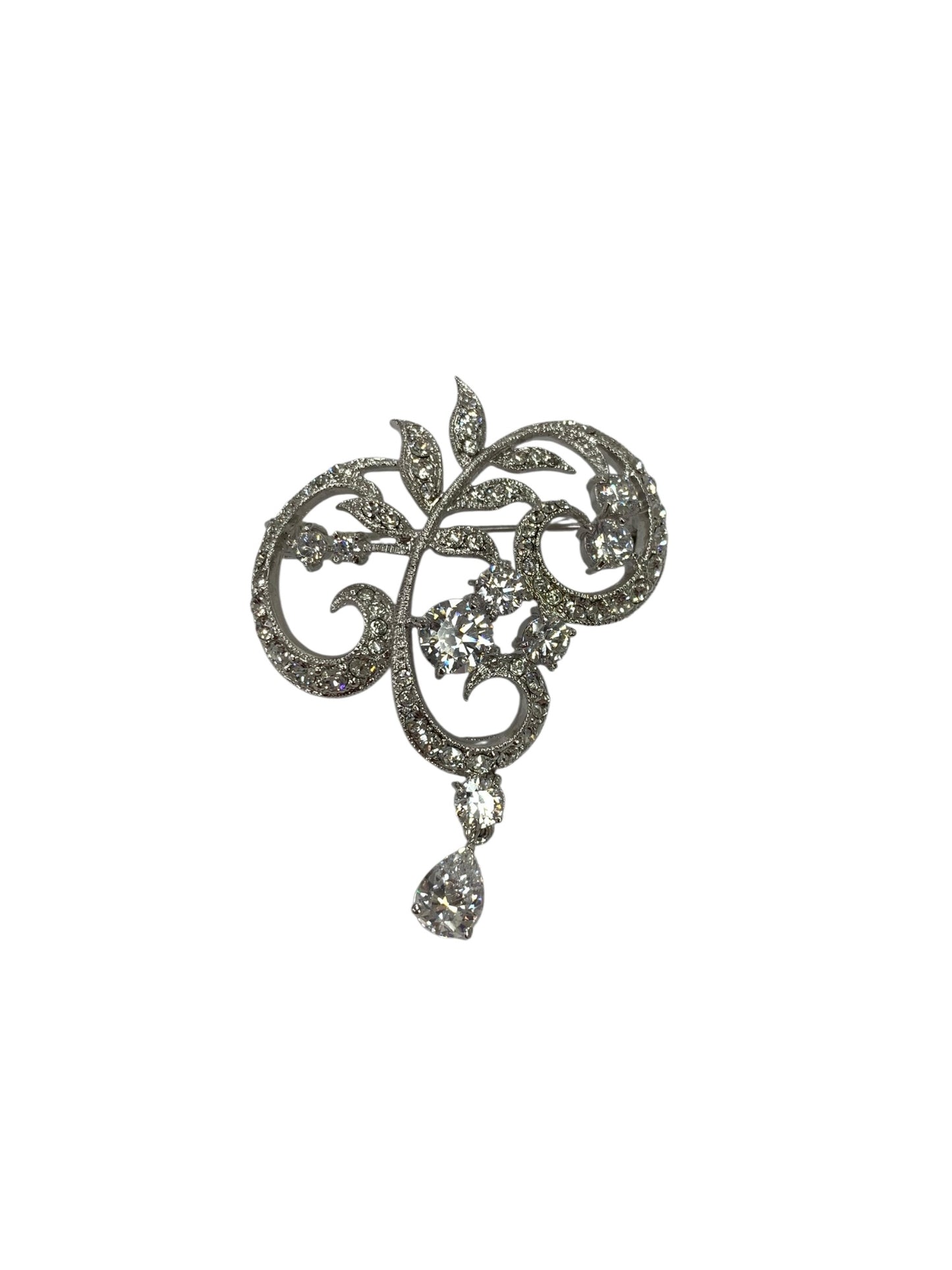 フォクシーブティック ブローチ シルバー ラインストーン ITSH5N30EEXQ